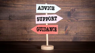 Advice, support, and guidance sign