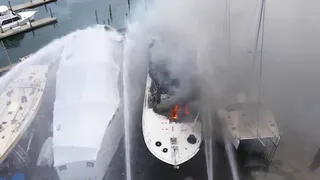 M/Y Sea Alice Caught Fire in Riviera Beach