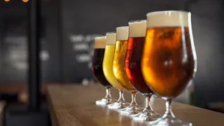 Draught Beer in Glasses