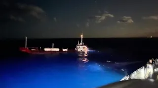 Tanker Sinks after Collision with M/Y Utopia IV