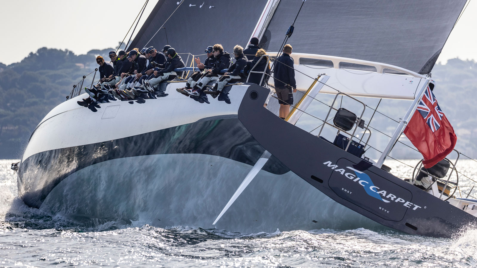 On Board Sailing Yacht Magic Carpet E with Captain Danny Gallichan